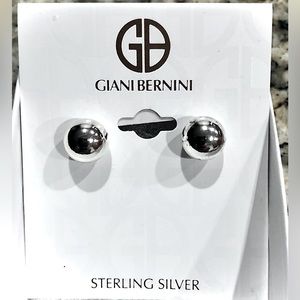 Giani Bernini Sterling Silver 10mm Ball Studs